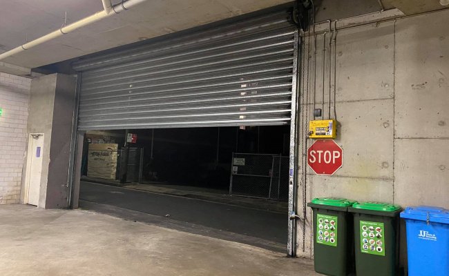 Indoor lot parking on Elizabeth Street in Sydney Central Business District New South Wales Indoor lot parking on Elizabeth Street in Sydney Central Business District New South Wales