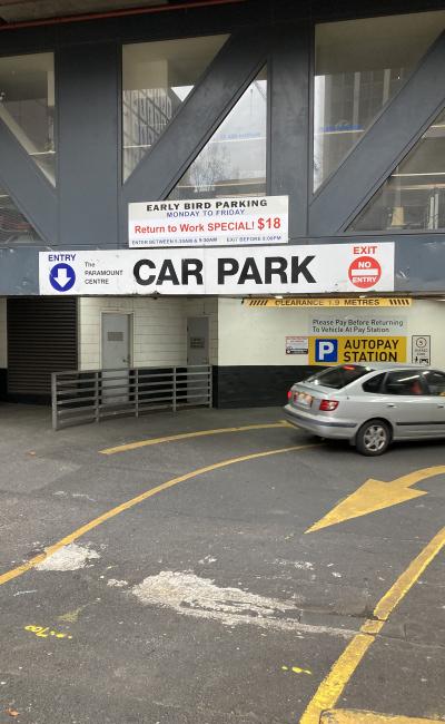 Convenient , Secured Car Space, CBD Melbourne.