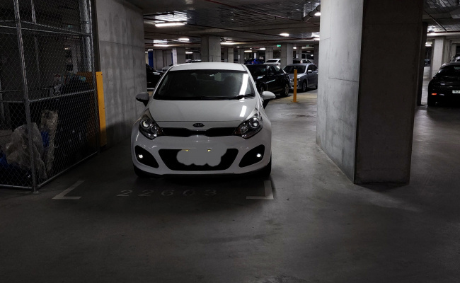 car park spot at Australia Town Sydney Olympic Park