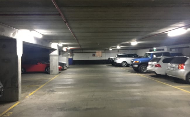 Indoor lot parking on Fitzroy St in St Kilda Indoor lot parking on Fitzroy St in St Kilda