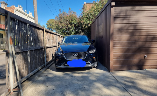 Easy and safe car space in Fitzroy.