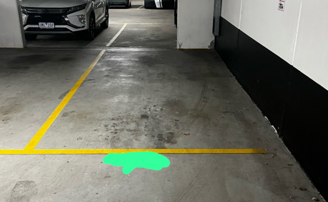 Secure, undercover car park on the ground level.
