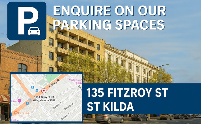 Indoor lot parking on Fitzroy Street in St Kilda Victoria Indoor lot parking on Fitzroy Street in St Kilda Victoria