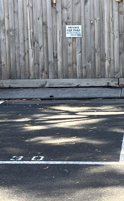 Outdoor lot parking on Flemington Road in North Melbourne Victoria Outdoor lot parking on Flemington Road in North Melbourne Victoria