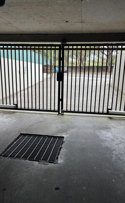 Secure underground parking