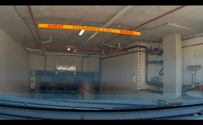 Secured underground parking space in Drummoyne