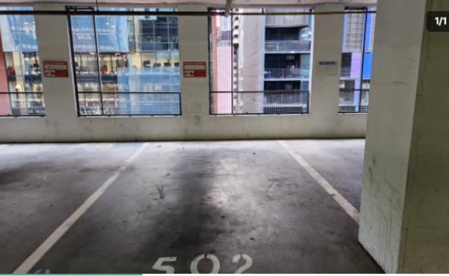 Indoor lot parking on Franklin Street in Melbourne Victoria Indoor lot parking on Franklin Street in Melbourne Victoria