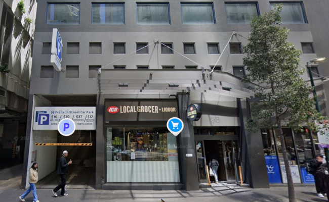 Indoor lot parking on Franklin Street in Melbourne Victoria