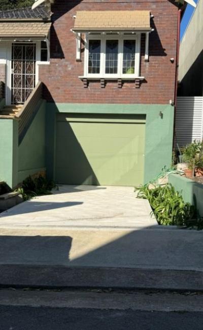 Driveway parking on Frazer Street in Lilyfield New South Wales