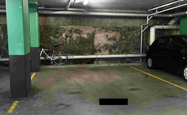 Secure underground parking space close to Mascot station and airport by bus. Access via swipe card.