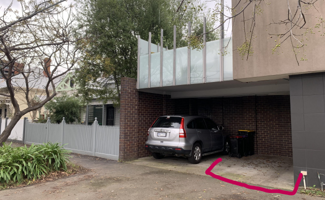 Convenient parking in Richmond, two min from Bridge Road and five min from Church Street!