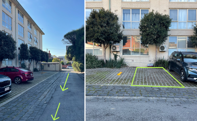 Spacious Fitzroy parking space near CBD