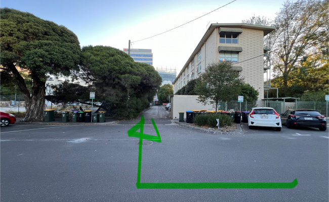 Great off street parking space easy access to CBD