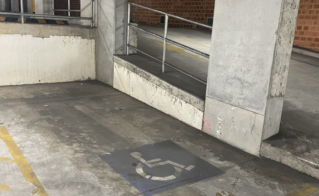 Covered parking space in George Street, Parramatta