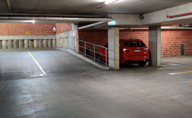 Covered car parking space in Parramatta CBD