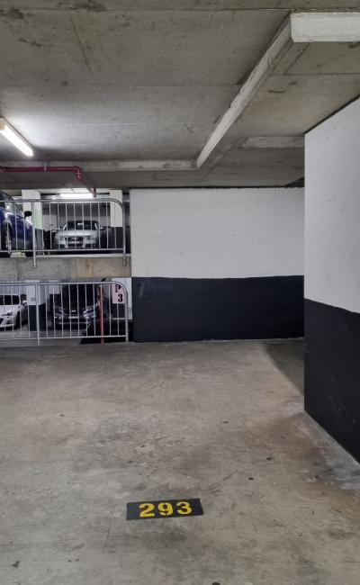 Indoor lot parking on George Street in Sydney Central Business District New South Wales Indoor lot parking on George Street in Sydney Central Business District New South Wales