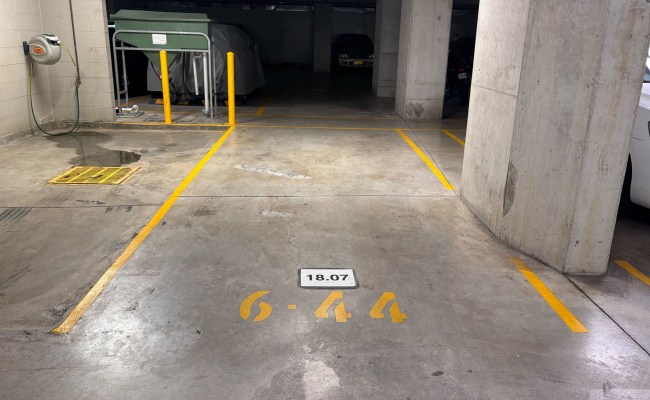 Indoor lot parking on Gibbons Street in Redfern New South Wales Indoor lot parking on Gibbons Street in Redfern New South Wales