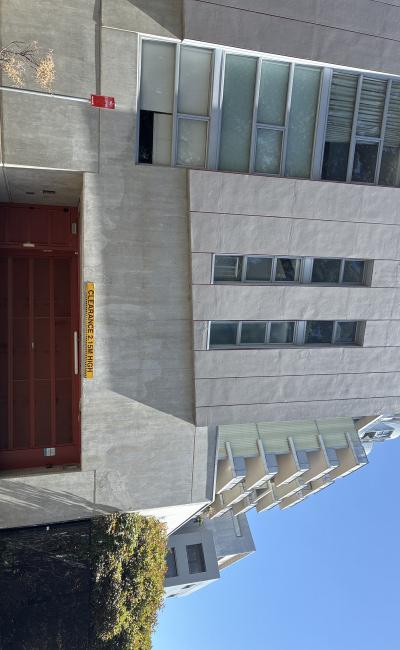 Car stacker space in cool convenient silo building