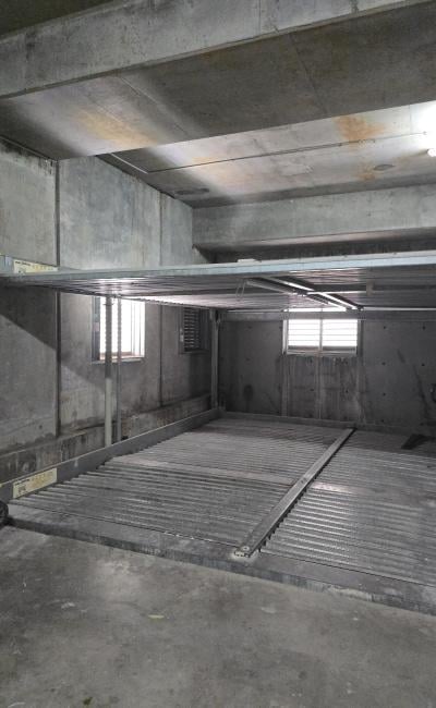 Car Stacker parking on Glenayr Avenue in Bondi Beach New South Wales