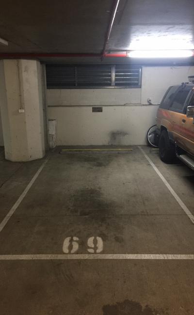 Secure undercover parking number 69