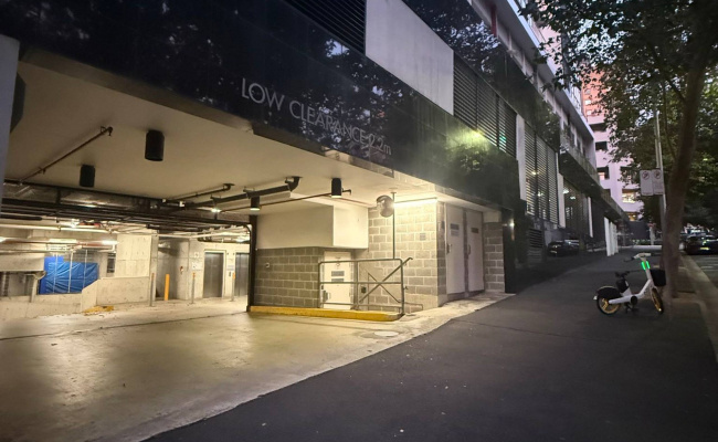 Indoor lot parking on Goulburn Street in Surry Hills New South Wales Indoor lot parking on Goulburn Street in Surry Hills New South Wales