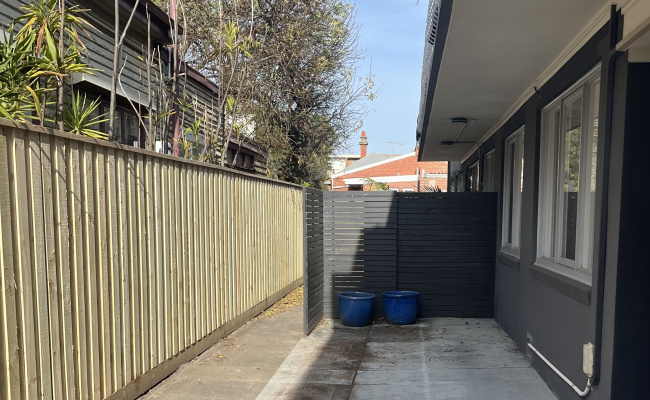 Off street car park in Gourlay St Balaclava. Driveway access from street. Great location.