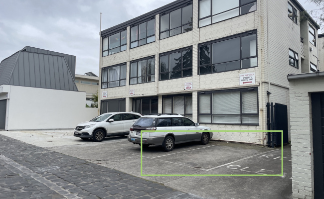 Private off-street parking behind small apartment. WEEKENDS ONLY