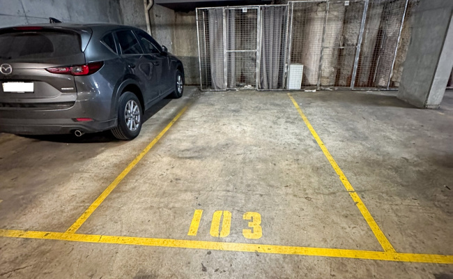 Undercover parking on Guess Avenue in Wolli Creek New South Wales Undercover parking on Guess Avenue in Wolli Creek New South Wales