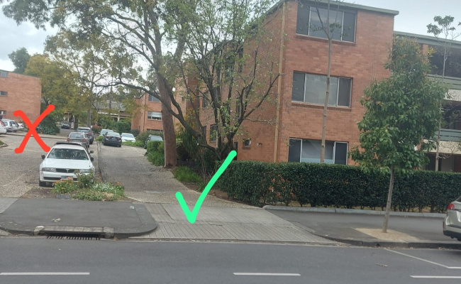 Off street parking, safe residential area, next to 57 tram and 402 bus stop
