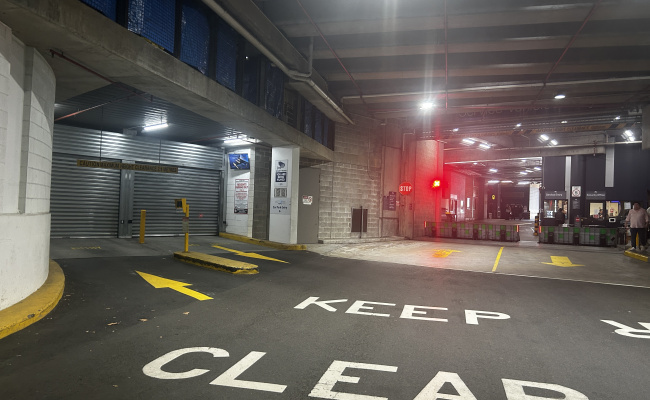 Indoor lot parking on Harbour Esplanade in Docklands Victoria Indoor lot parking on Harbour Esplanade in Docklands Victoria