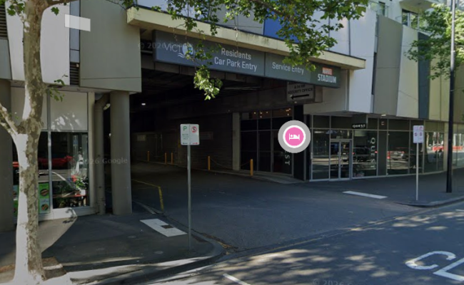 Undercover parking on Harbour Esplanade in Docklands Victoria