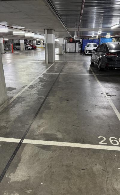 Indoor lot parking on Harbour Esplanade in Docklands Victoria Indoor lot parking on Harbour Esplanade in Docklands Victoria