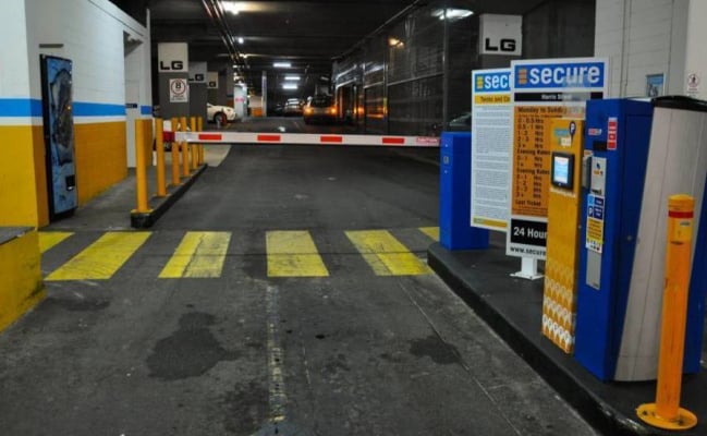Indoor lot parking on Harris Street in Pyrmont Indoor lot parking on Harris Street in Pyrmont