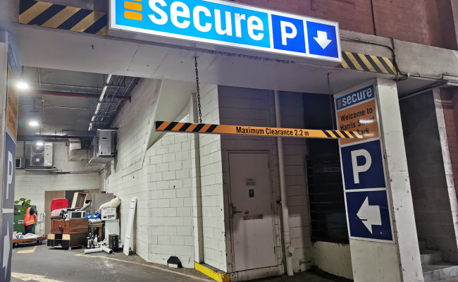 Secure car park in Pyrmont near Darling Harbour