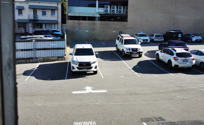 24hr Parking in fenced, gated car park