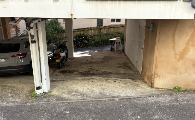 Undercover parking on Hastings Parade in North Bondi New South Wales