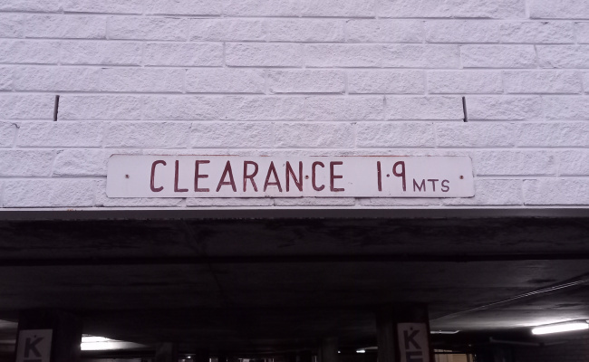 1st car bay. Undercover narrow park near Subiaco & West Leederville train station, 4 small car