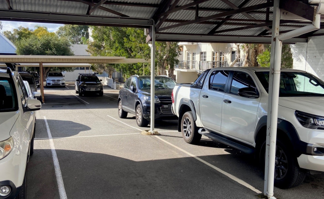 Undercover car park in West Perth
