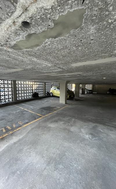 Indoor parking spot - next to ferry, bus & train