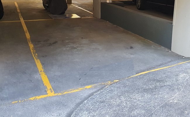 Undercover parking on High Street in North Sydney New South Wales Undercover parking on High Street in North Sydney New South Wales