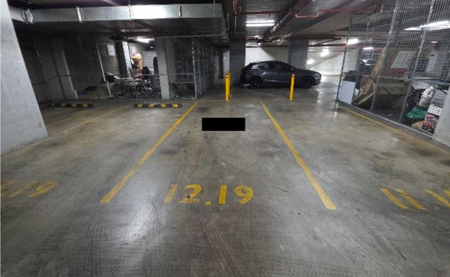 Secure underground car space in Parramatta CBD