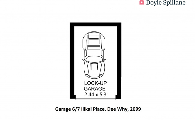 Lockable garage perfect for secure parking in Dee Why or a bit of extra storage