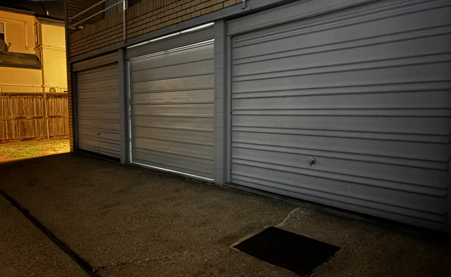 Secure lock-up garage for rent, James St