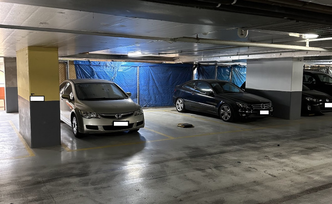 QV Building Secure Carpark for Rent. Best location in CBD. Right next to elevator.