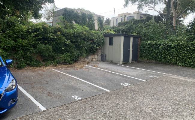 Parking space near Balmain East wharf