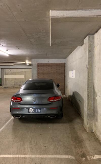 Secure Underground Parking metres from MCG