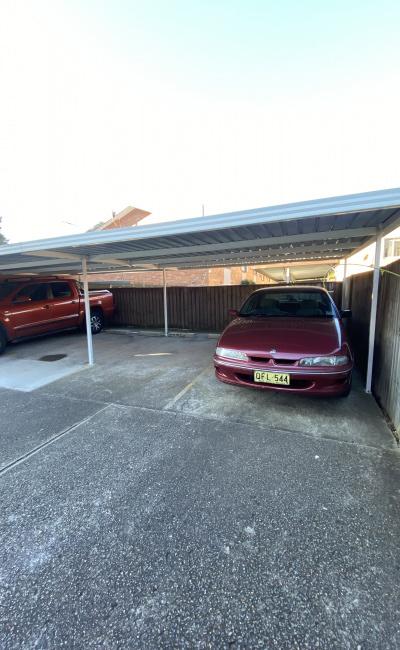 Undercover parking space available