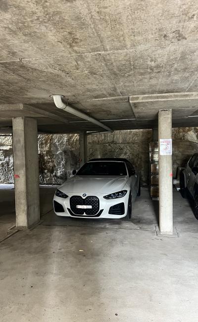 Indoor lot parking on Kangaroo Street in Manly New South Wales Indoor lot parking on Kangaroo Street in Manly New South Wales