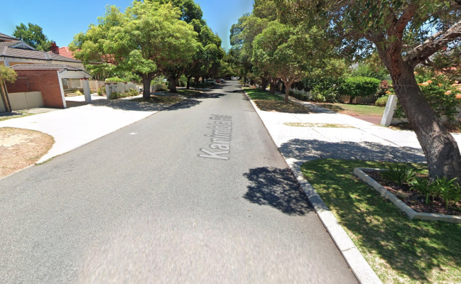Outside parking on Kanimbla Road in Nedlands Western Australia