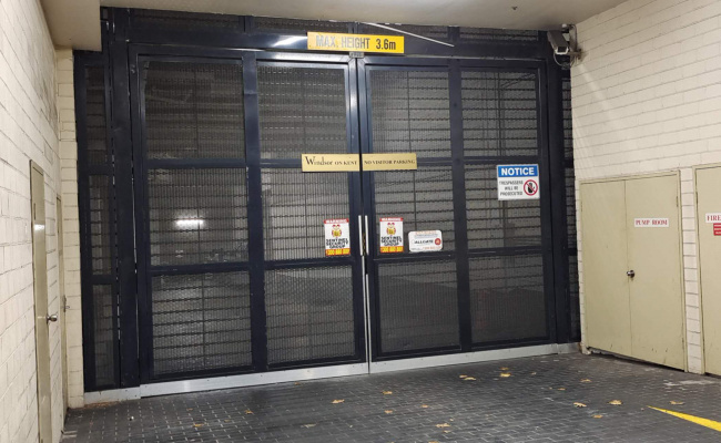 Underground car park at the center of Sydney